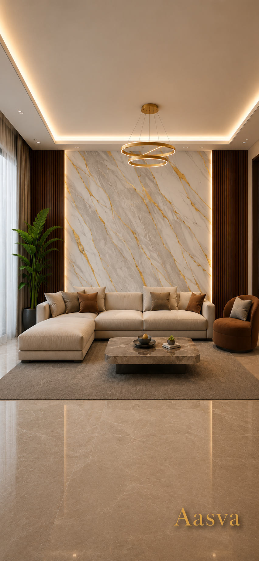 Interior design project: TIMELESS ELEGANCE — Premium Collection space styled by Aasva